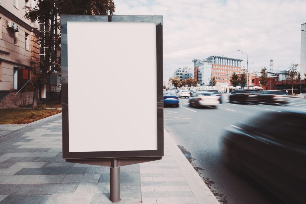 an-advertising-placard-on-the-street-1024x683